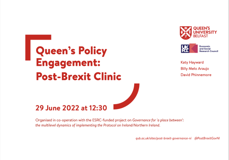 QPOL Brexit Clinic Cover Slide - June 2022