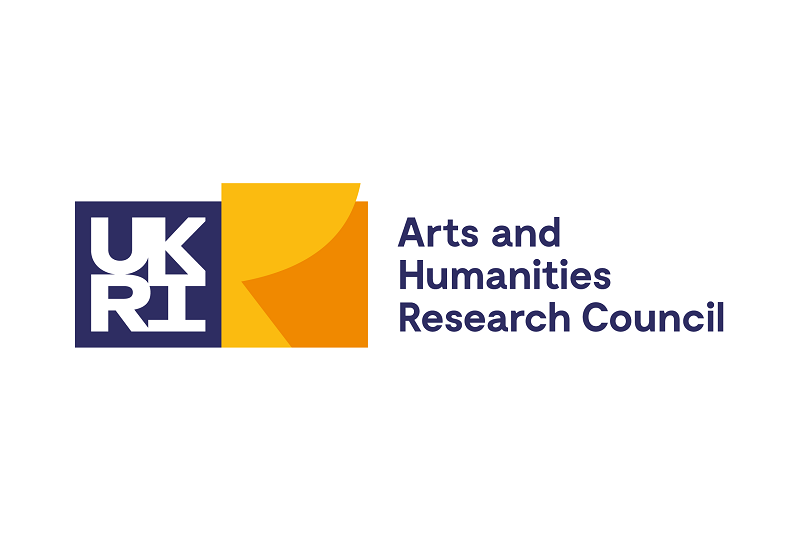 UKRI Arts and Humanities Research Council horizontal, full-colour logo