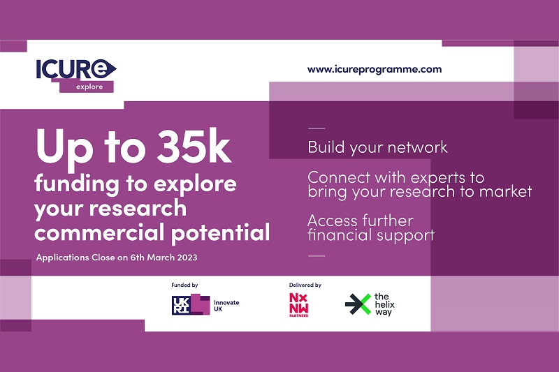 poster promoting ICURe Explore Programme
