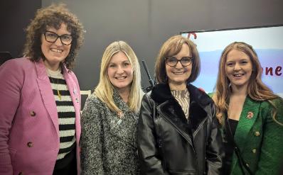 RAG Members Dr Trisha Forbes, Anna Wilson, Prof Helen Noble and Stephanie Burton