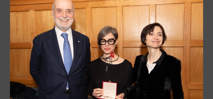 Left to right: Italian Ambassador in London H.E. Inigo Lambertini, Dr Federica Ferrieri, and Italian Consul General in Edinburgh Veronica Ferrucci.