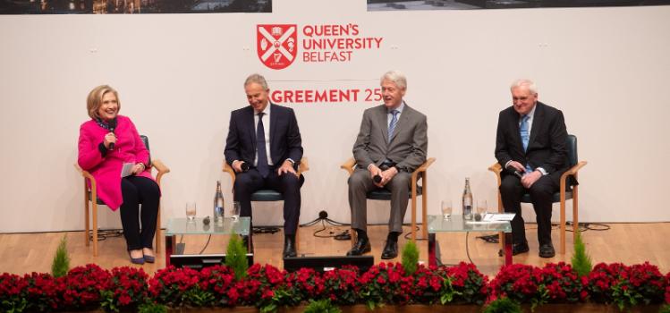 Agreement 25 panel - Hillary and Bill Clinton, Tony Blair, Bertie Ahern