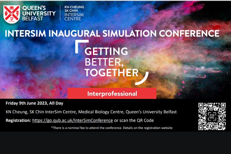 Image of text-based conference flyer