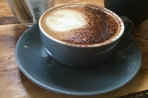 Coffee in Holywood cafe