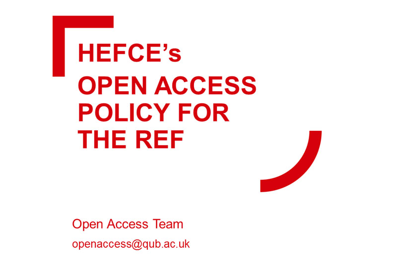 HEFECE Open Access
