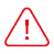 icon for a red warning triangle