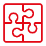 red jigsaw icon