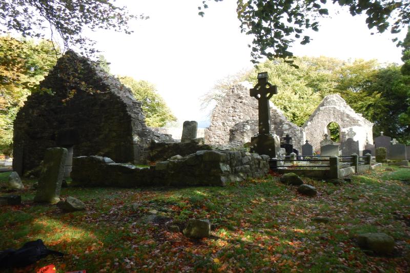 Medieval churches and graveyard